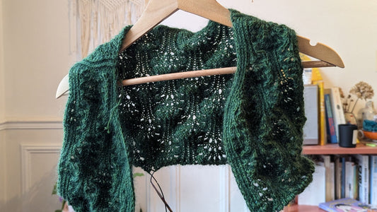 Modèle de tricot au point ajouré : patrons raffinés et faciles à tricoter
