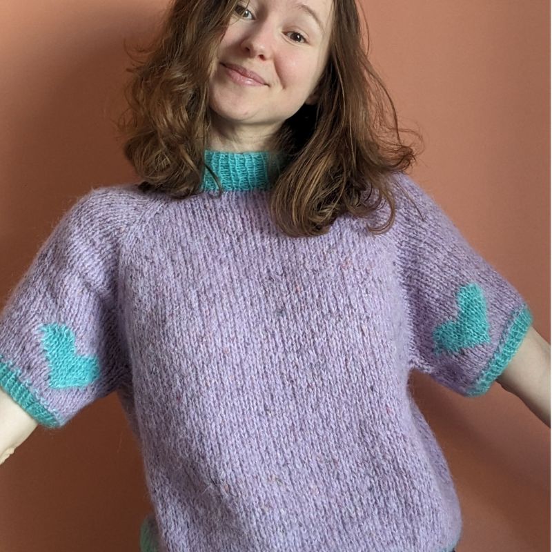 short sleeves sweater pattern