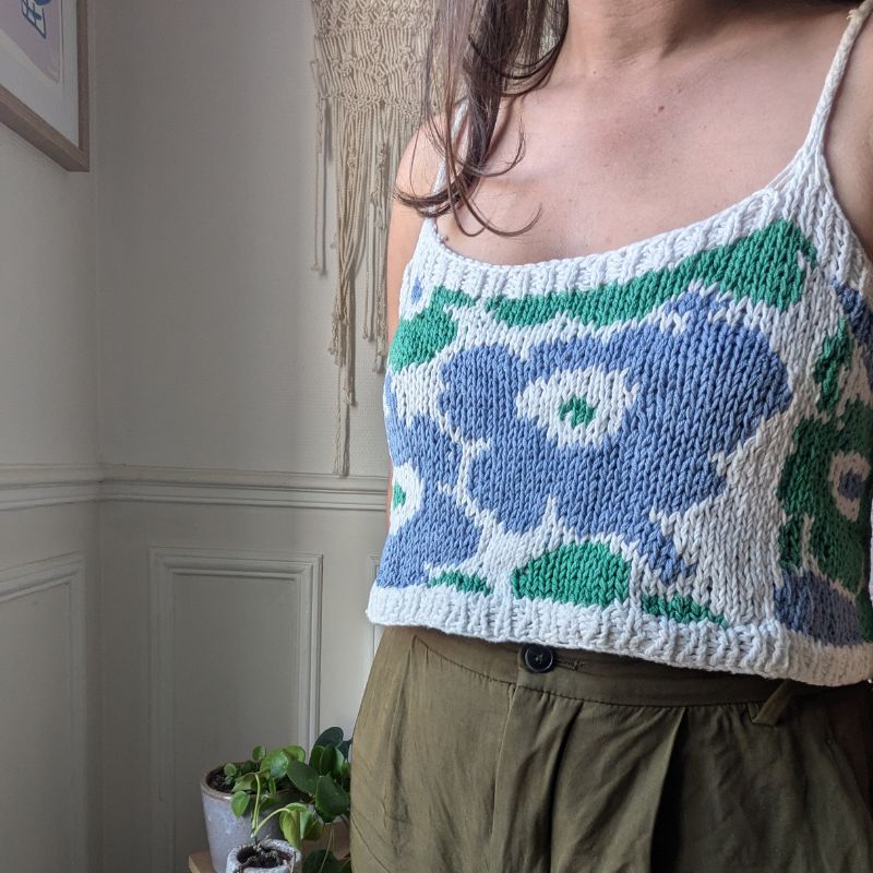 free knitting pattern summer top