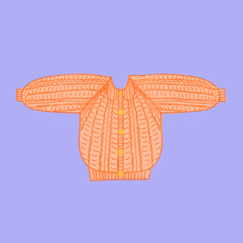 Vintage Fall Cardigan - Knitting Pattern