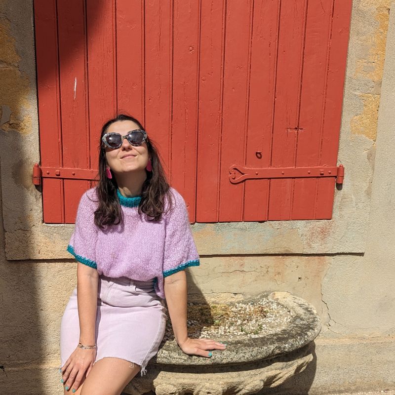 modele de tricot pull manche courte