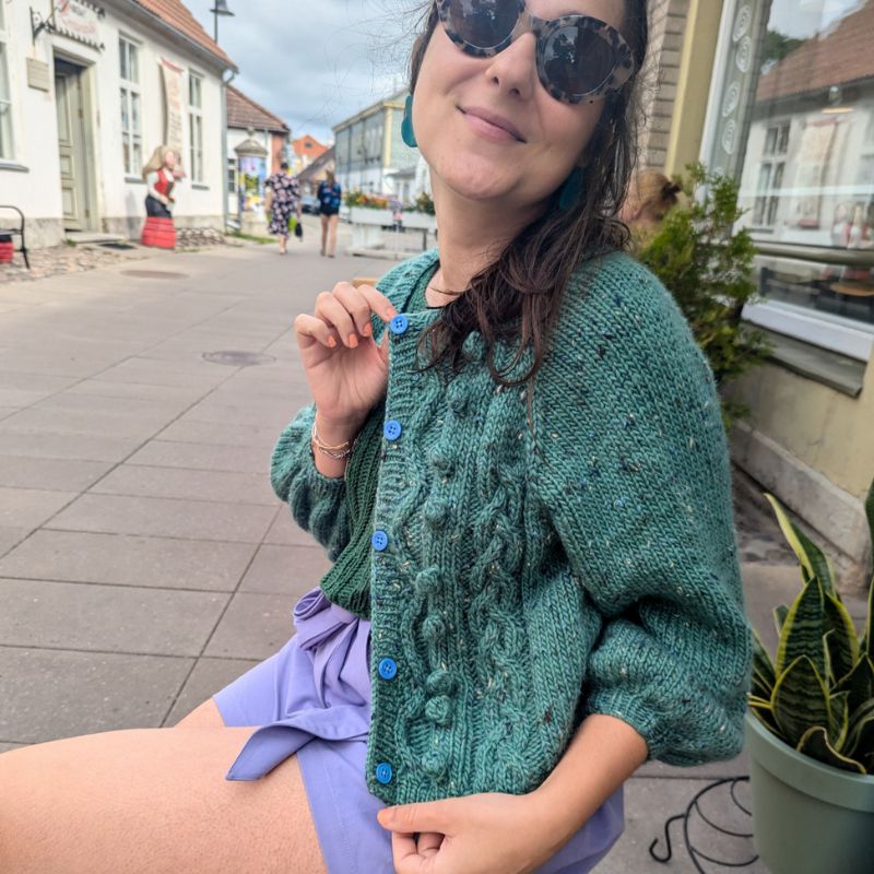 Gilet Twist and Shout - Patron de Tricot - Point torsadé