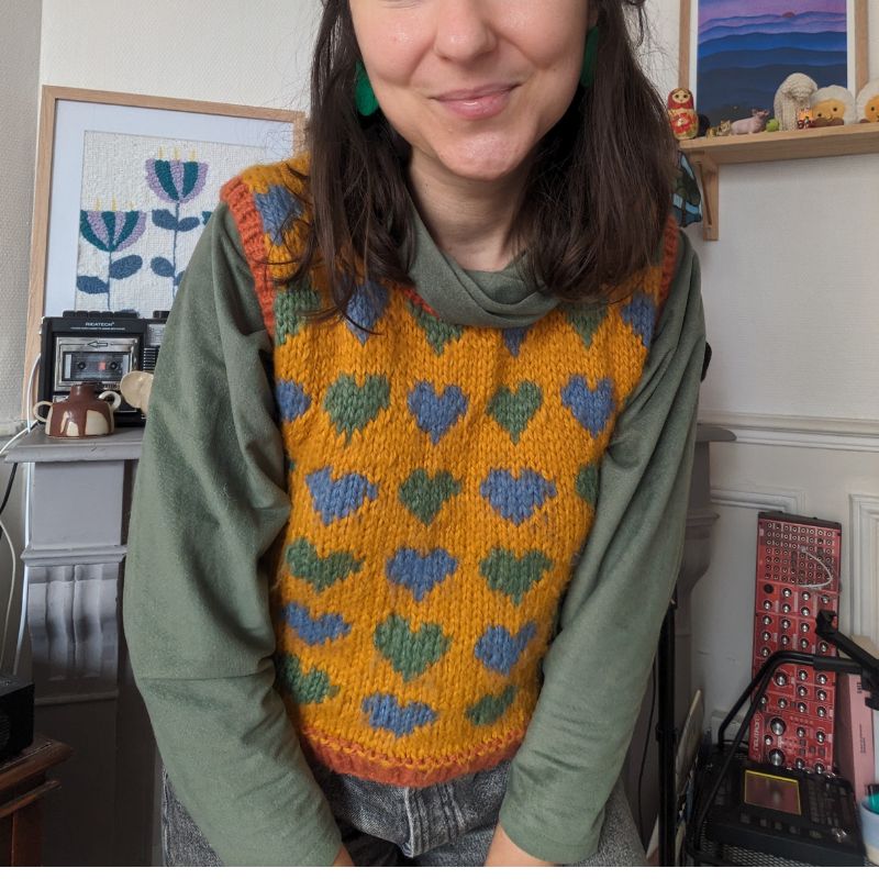 heart shaped knitting pattern