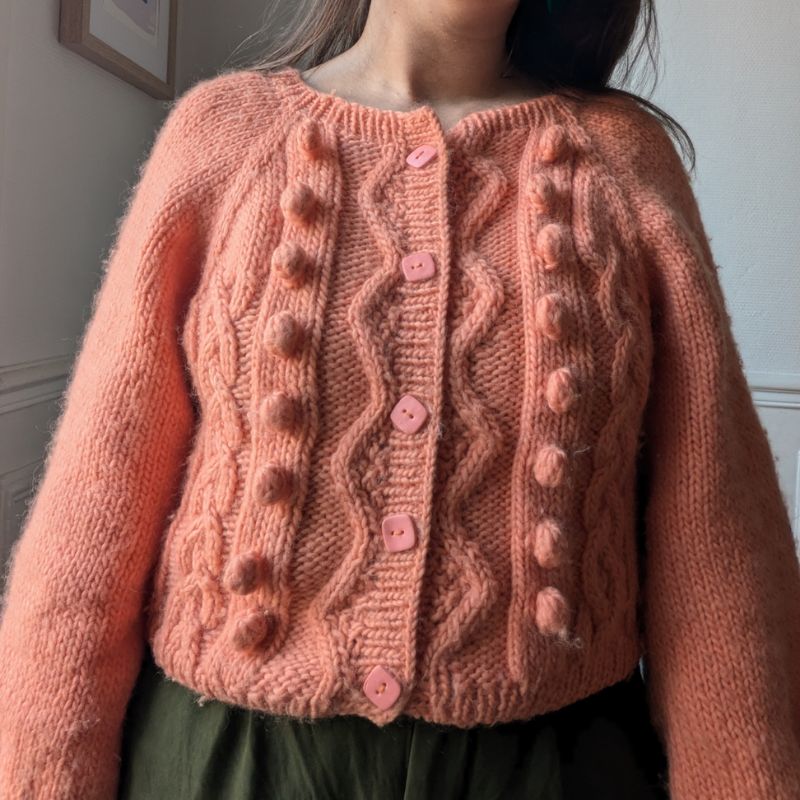 Gilet Twist and Shout - Patron de Tricot - Point torsadé