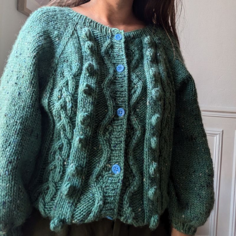 Gilet Twist and Shout - Patron de Tricot - Point torsadé
