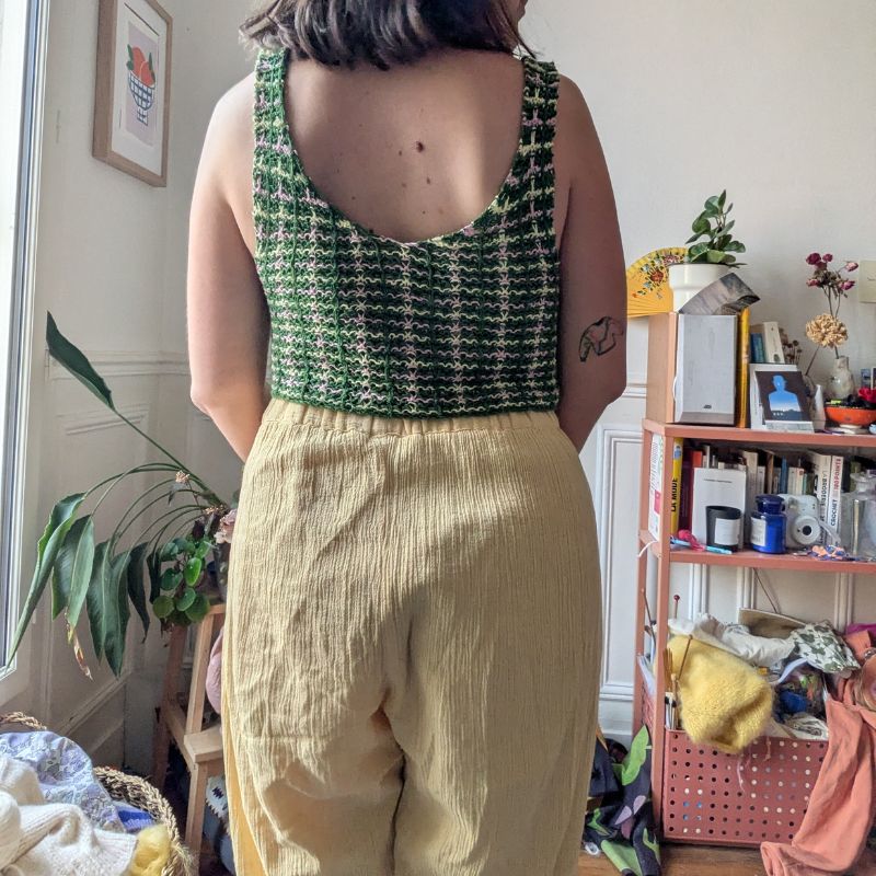 ☀️ Suvine Top - Patron de Tricot - Point fantaisie