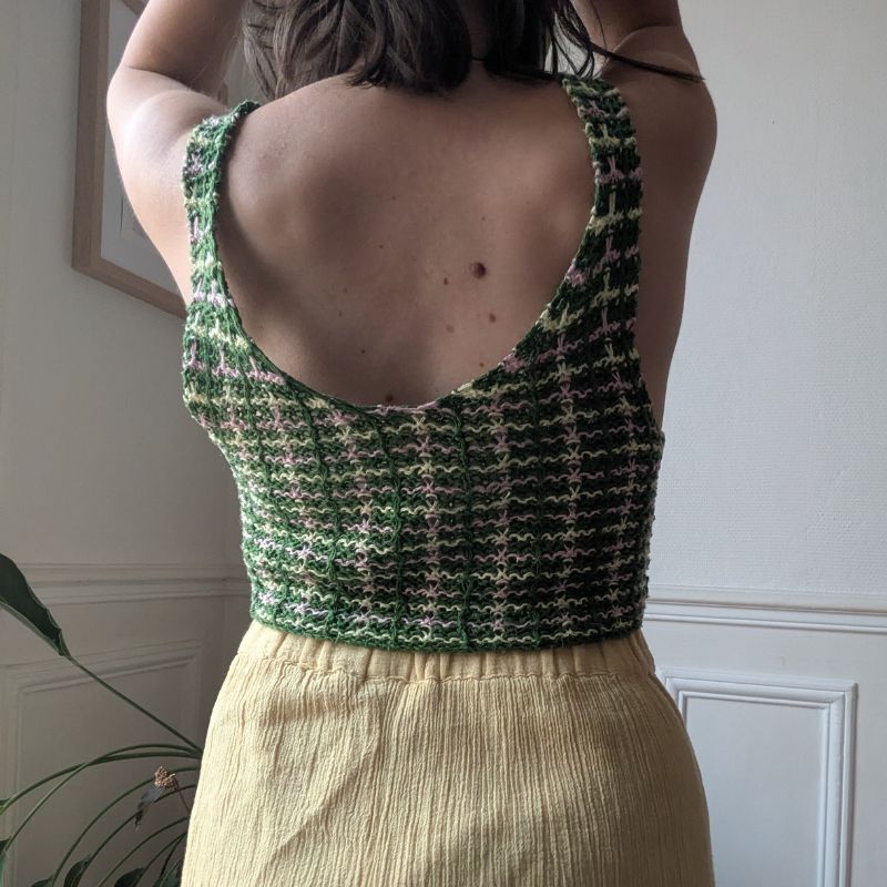 ☀️ Suvine Top - Patron de Tricot - Point fantaisie