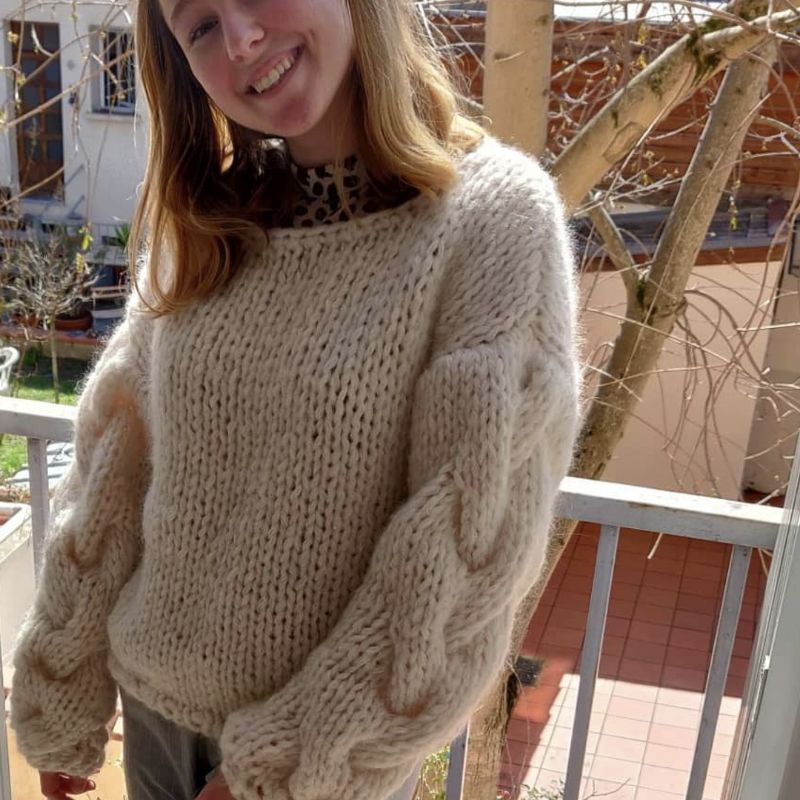 Debutant Patron Gratuit Tricot Facile Pull Kit Tricot Pull Sans