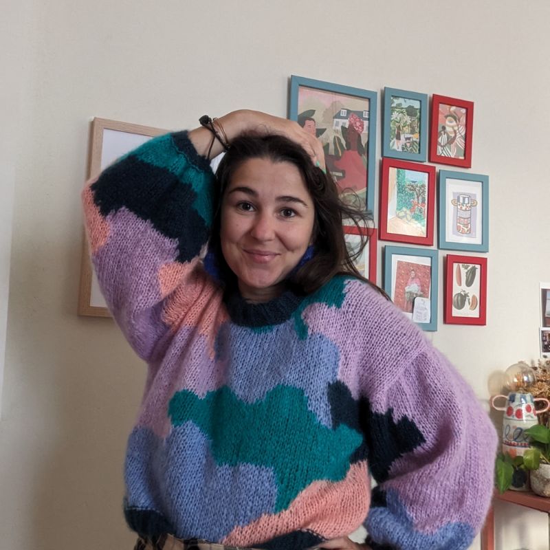 intarsia sweater knitting pattern