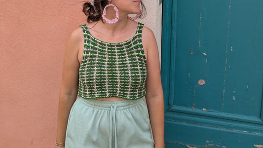 Point en mosaïque bicolore ou tricolore : nos astuces pour jouer avec les contrastes et sublimer vos tricots