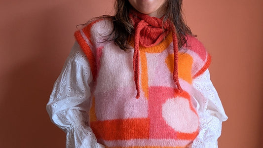 Sofie Scarf : notre adaptation inspirée du modèle iconique de PetiteKnit ✨