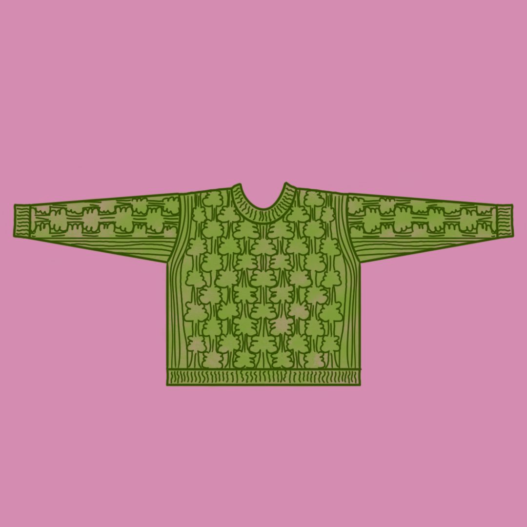 Le Pull Brocoli – Patron de Tricot - Point Ajouré fantaisie