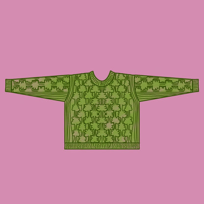 Le Pull Brocoli – Patron de Tricot - Point Ajouré fantaisie