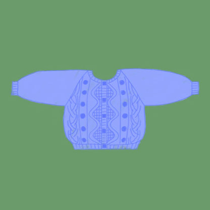 Gilet Twist and Shout - version enfant 🧒 - Patron de tricot - Torsade et raglan