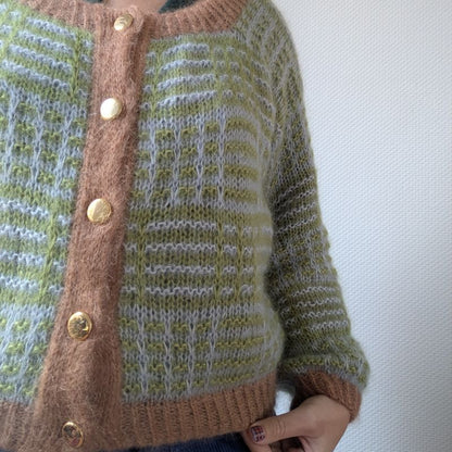 Le gilet Nartelle – Patron de tricot - Point Mosaïque