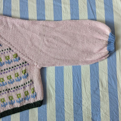 🌷 Le gilet Tulipe - Patron de tricot Jacquard