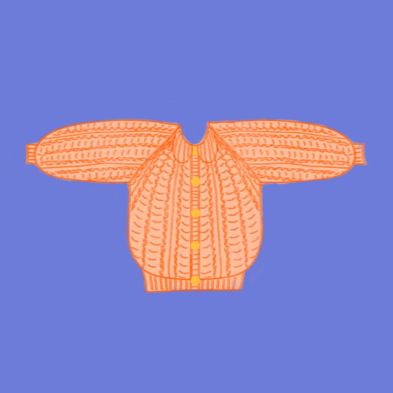 Vintage Herbstweste - Strickmuster