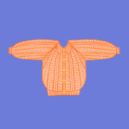 Vintage Herbstweste - Strickmuster