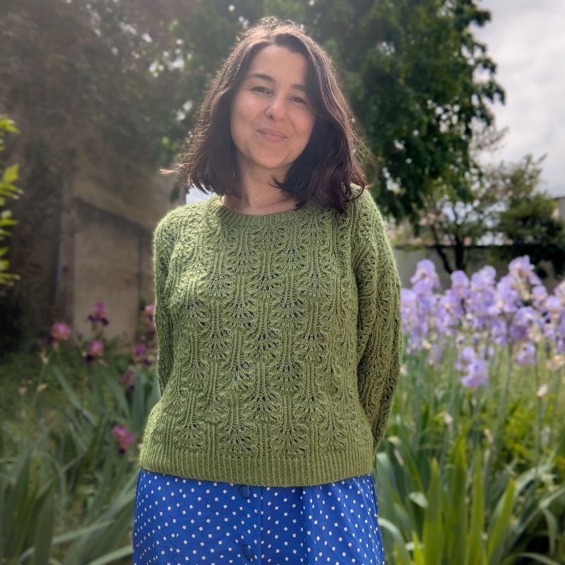 Le Pull Brocoli – Patron de Tricot - Point Ajouré fantaisie