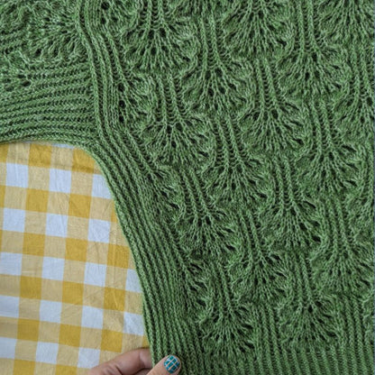 Le Pull Brocoli – Patron de Tricot - Point Ajouré fantaisie