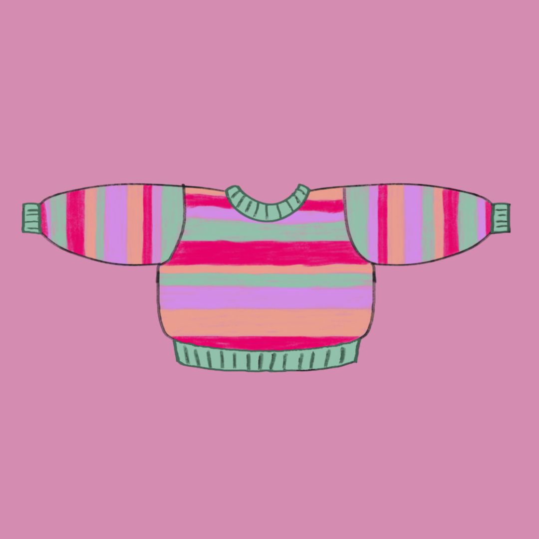 Strippie-Pullover - Strickanleitung - Streifen