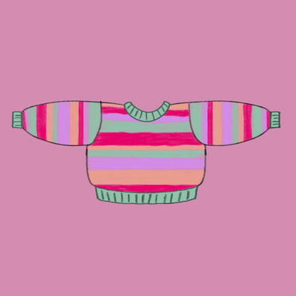 Strippie-Pullover - Strickanleitung - Streifen