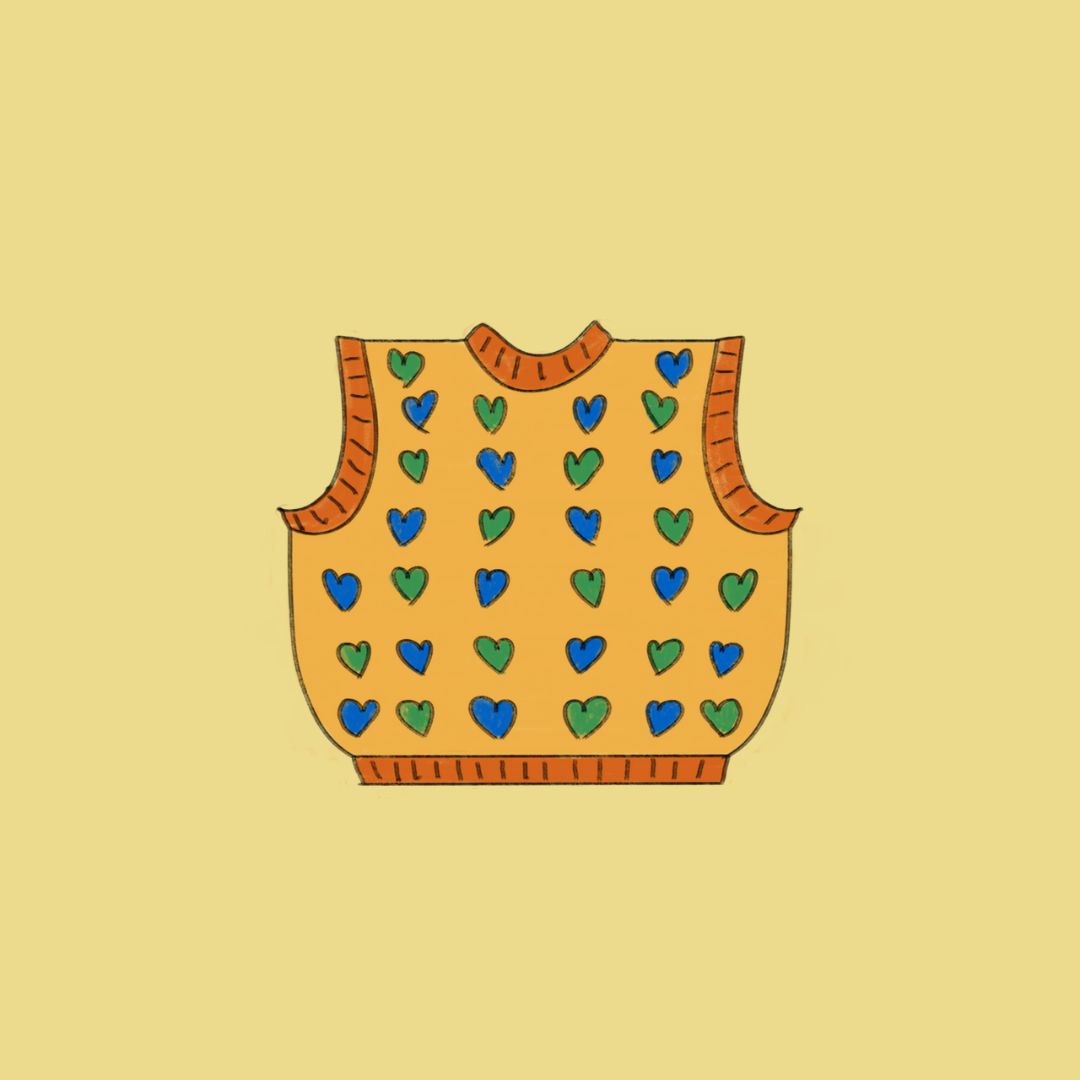 Mon Amour Vest - Knitting Pattern 