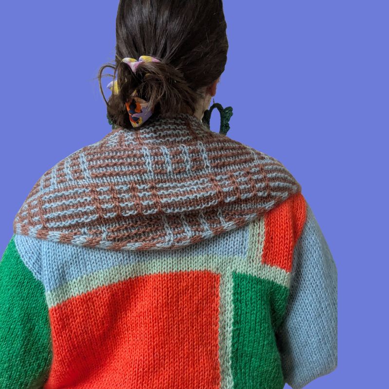 lawgy 【mix color double jacquard knit】 lawgy（ラウジー）の「mix color double jacquard knit（ニット