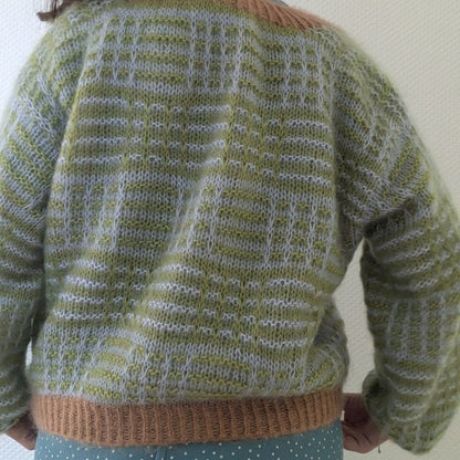 Le gilet Nartelle – Patron de tricot - Point Mosaïque