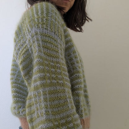 Le gilet Nartelle – Patron de tricot - Point Mosaïque