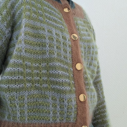 Le gilet Nartelle – Patron de tricot - Point Mosaïque