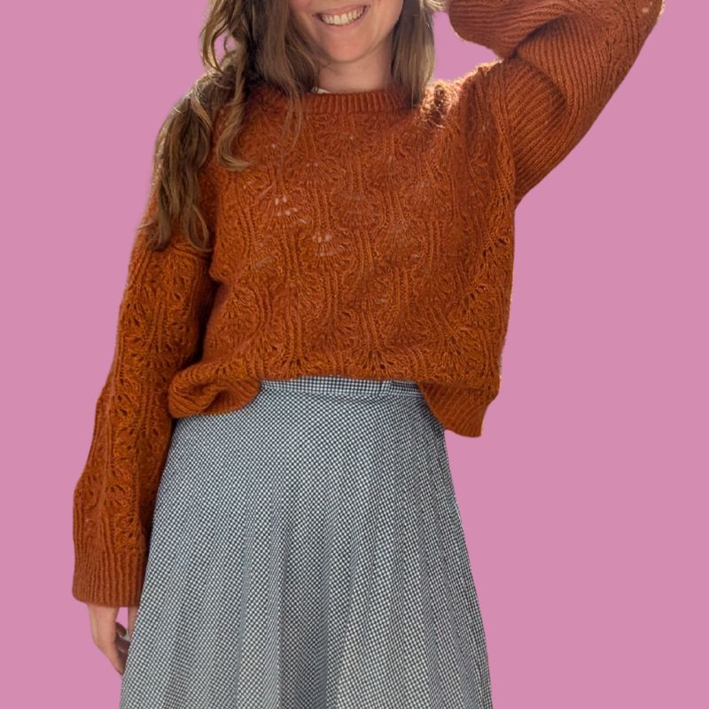 Le Pull Brocoli – Patron de Tricot - Point Ajouré fantaisie