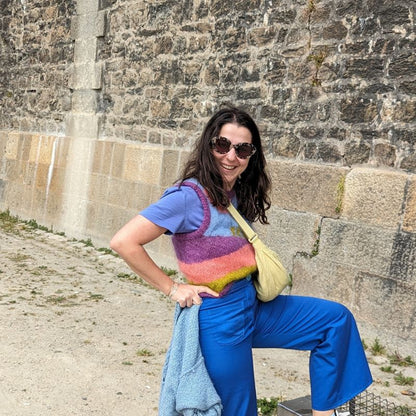 Sunrise Vest - Knitting Pattern - Intarsia