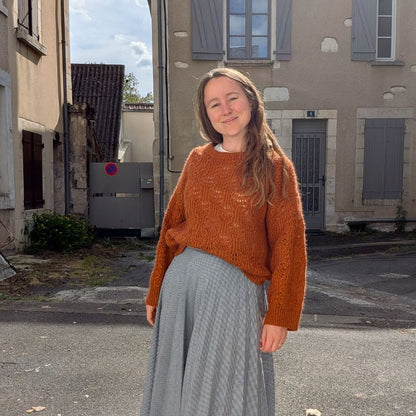 Le Pull Brocoli – Patron de Tricot - Point Ajouré fantaisie