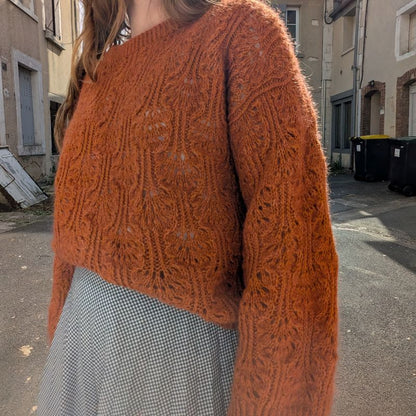 Le Pull Brocoli – Patron de Tricot - Point Ajouré fantaisie