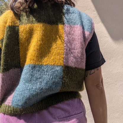 Queen's Gambit Pull sans manche - Patron de tricot