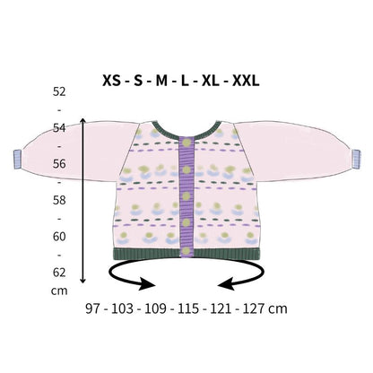 🌷 Le gilet Tulipe - Patron de tricot Jacquard