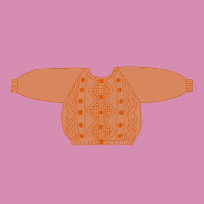 Twist and Shout Weste – Strickmuster – Zopfmuster