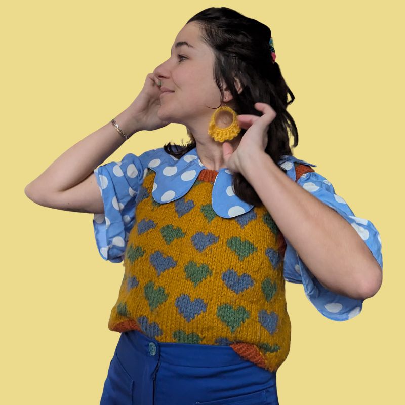 Mon Amour Vest - Knitting Pattern 