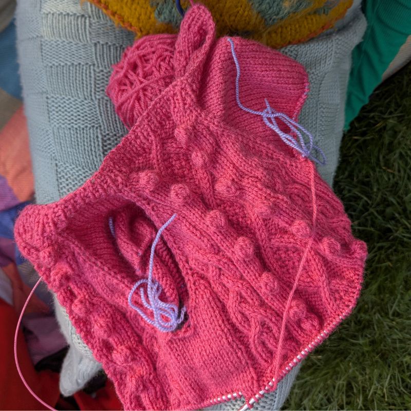 Twist and Shout cardigan is a perfect handmade gift idea for children